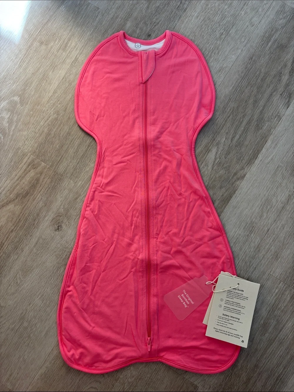 Kyte BABY Hot Pink Zip-Up Swaddle Bag - XS NWT 0.5 TOG